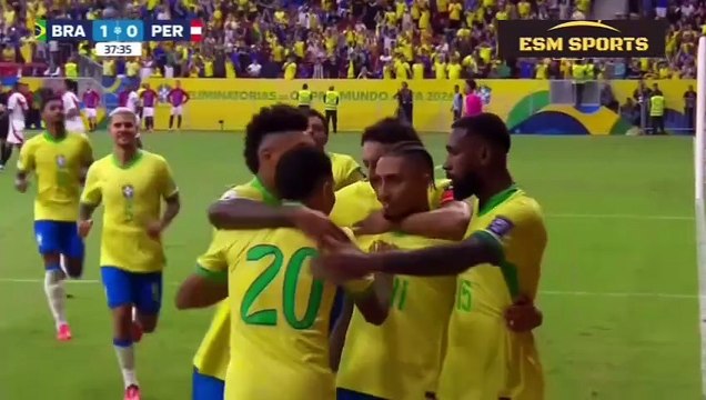Brazil vs Peru 4-0 Highlights & Goals - World Cup Qualifiers 2024 HD