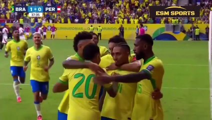 Brazil vs Peru 4-0 Highlights & Goals - World Cup Qualifiers 2024 HD