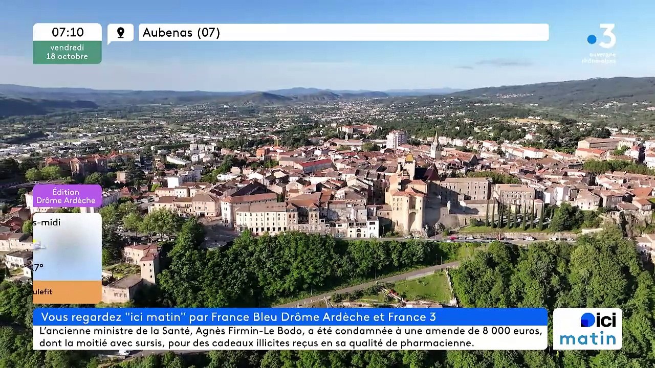18/10/2024 - ICI Matin France Bleu Drôme Ardèche en vidéo