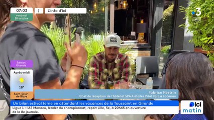 18/10/2024 - ICI Matin France Bleu Gironde en vidéo