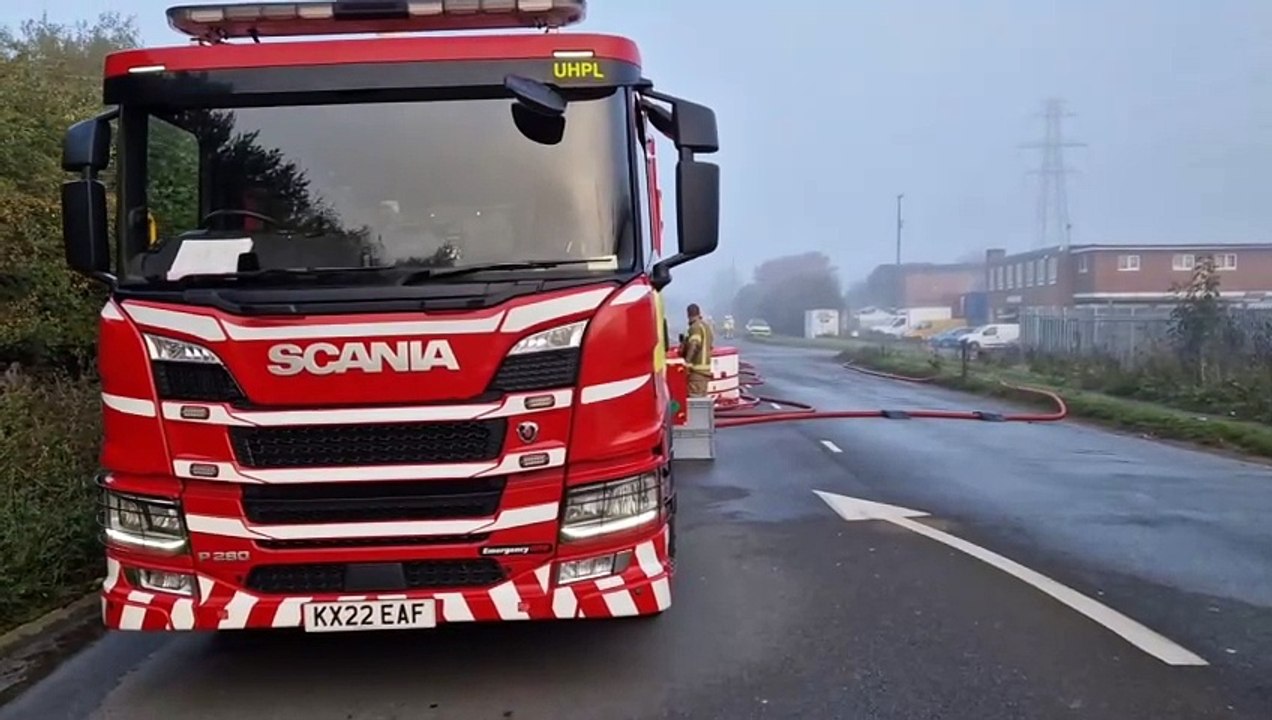 Geddington Road fire, Corby