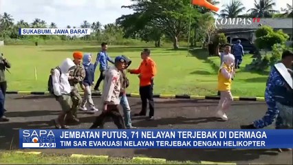 Akibat Jembatan Putus, 74 Nelayan Terjebak di Dermaga dan 2 Orang Tewas