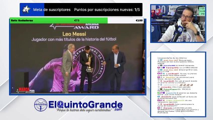 Pelota Gallardo Premia a Messi, La Central Lechera de Florentino