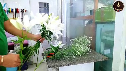 LILY FLOWER Arranging Secrets in a Glass Vase! Subrata Parali
