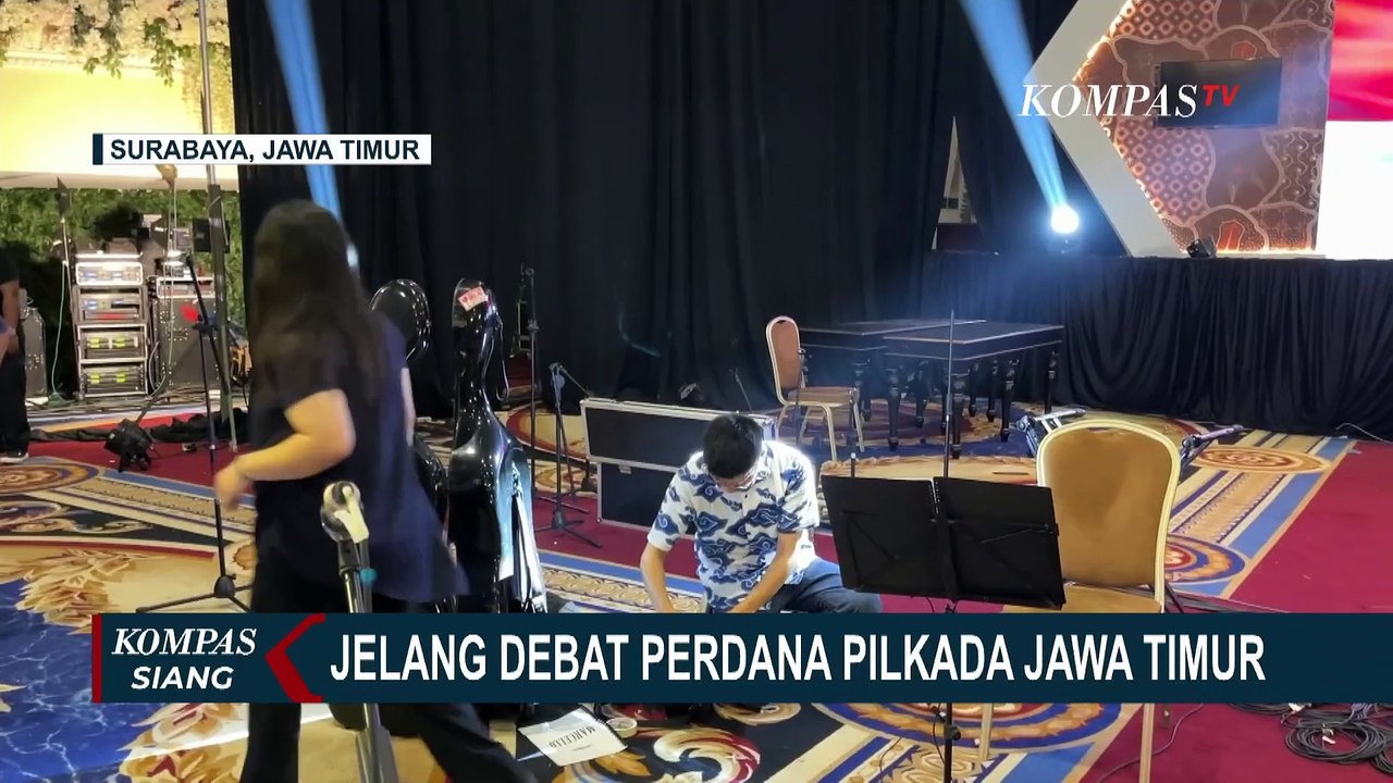 3 Pasang Cagub dan Cawagub akan Adu Visi Misi di Debat Perdana Pilkada Jatim
