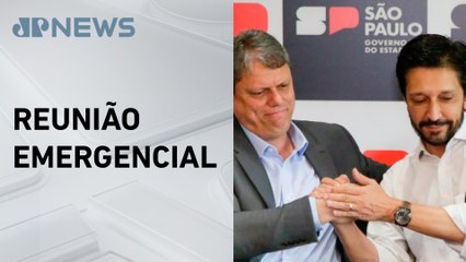 Nunes e Tarcísio se mobilizam em meio ao apagão em SP