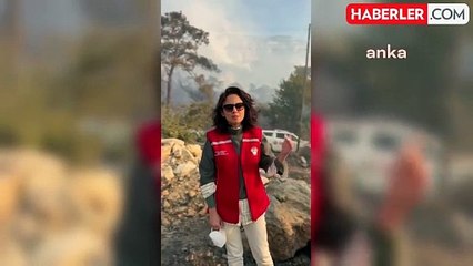 Menteşe Belediye Başkanı Yangın Bölgesini Ziyaret Etti