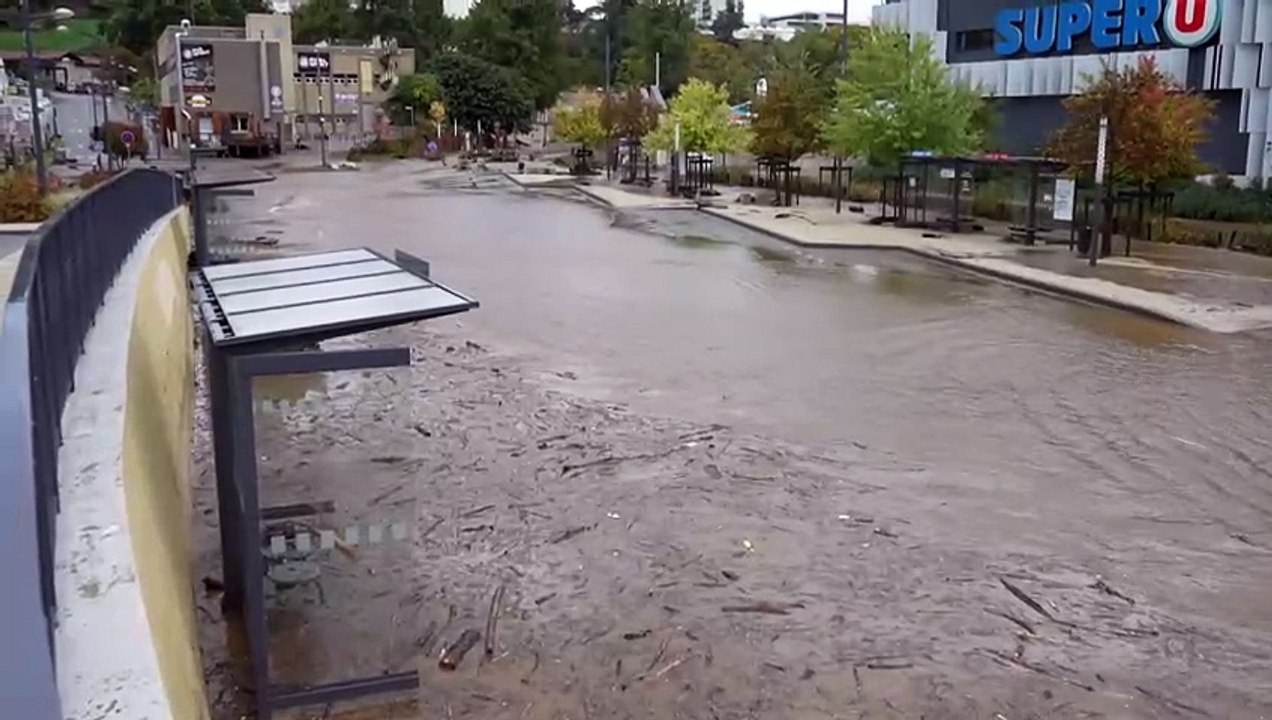 Extreme niederschläge in frankreich führen zu sachschäden
