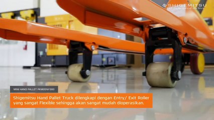 JUAL HAND PALLET YANG LINCAH DENGAN BERAT UNIT HANYA 35 KG - SHIGEMITSU MINI HAND PALLET PKM05NY380