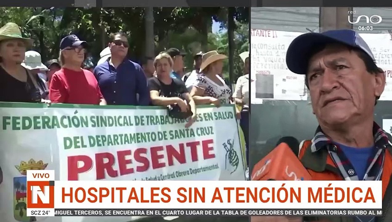 SCZ PACIENTES SE QUEJAN POR FALTA DE ATENCION MEDICA POR PARO - Vídeo ...
