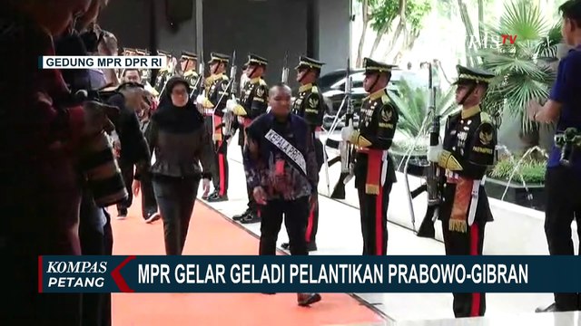 Rangkaian Geladi dan Simulasi Kehadiran Tamu Jelang Pelantikan Prabowo Gibran