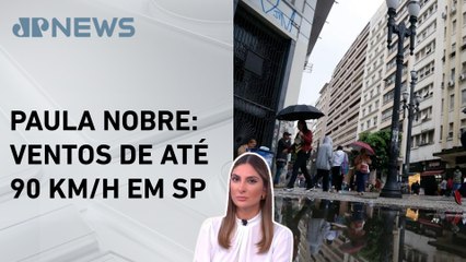São Paulo deve ter temporal e rajadas de vento nesta sexta (18) | Previsão do Tempo