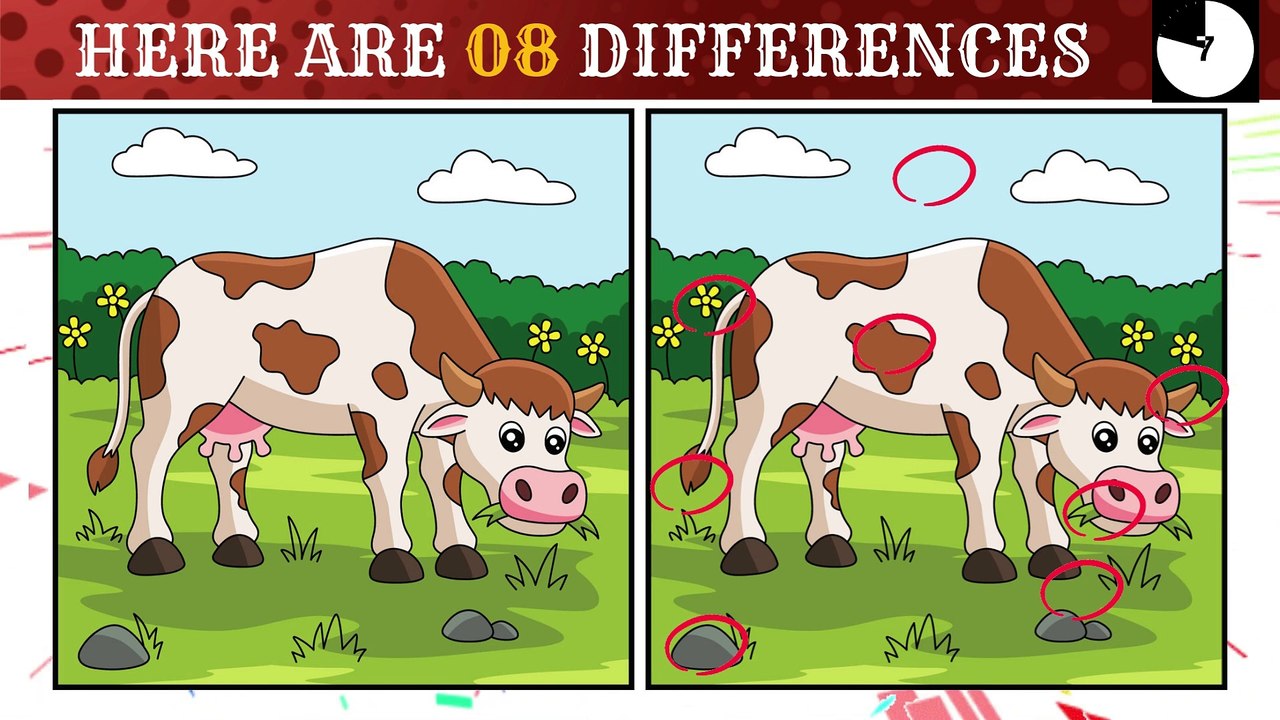 "Only the Best Can Spot All 8 Differences!  | Are You One of Them?" [ find the difference ]