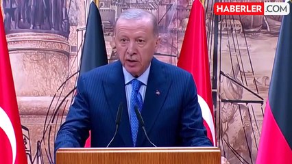 Ortak basında toplantısında Almanya Başkanı'nın sözleri Erdoğan'ı kızdırdı