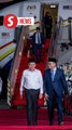 PM arrives in Jakarta for presidential inauguration