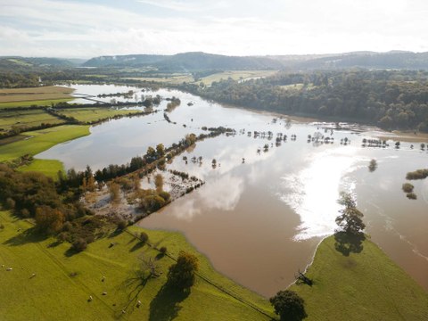 Water levels continue to rise in Buildwas as Flooding increases in Shropshire