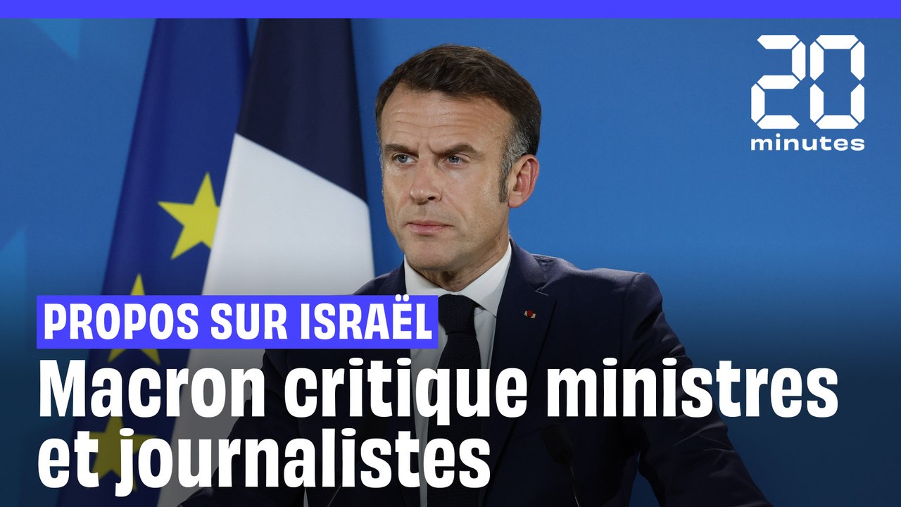 Macron dément des propos tenus sur la création d'Israël
