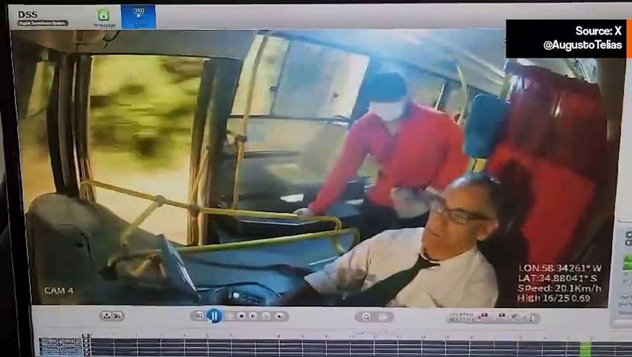 Mężczyzna odkrywa zdradę żony i dźga nożem kierowcę autobusu w Argentynie