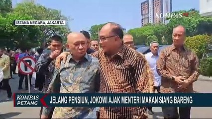 Akrabnya Para Menteri Makan Siang Terakhir di Istana bersama Presiden Jokowi Jelang Purnatugas
