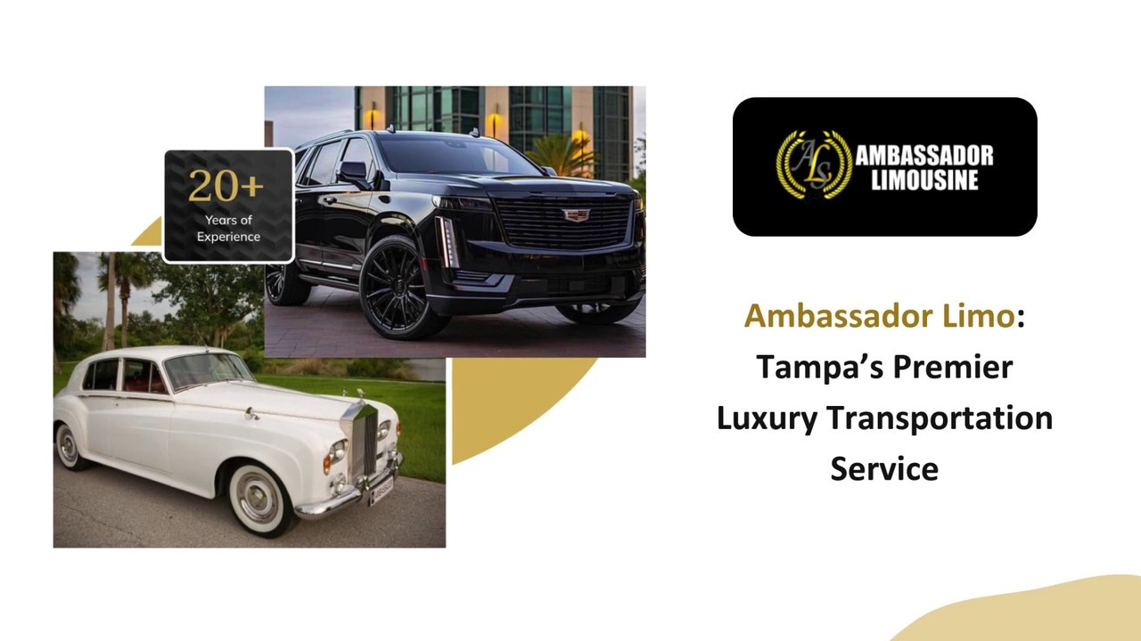 Ambassador Limo, Tampa’s Premier Luxury Transportation Service video