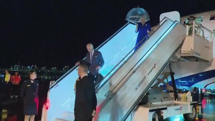 Video: King Charles arrives in Australia for first time as monarch