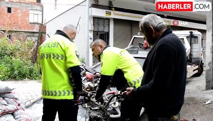 Ordu'da Tescilsiz Motosikletlere Baskın