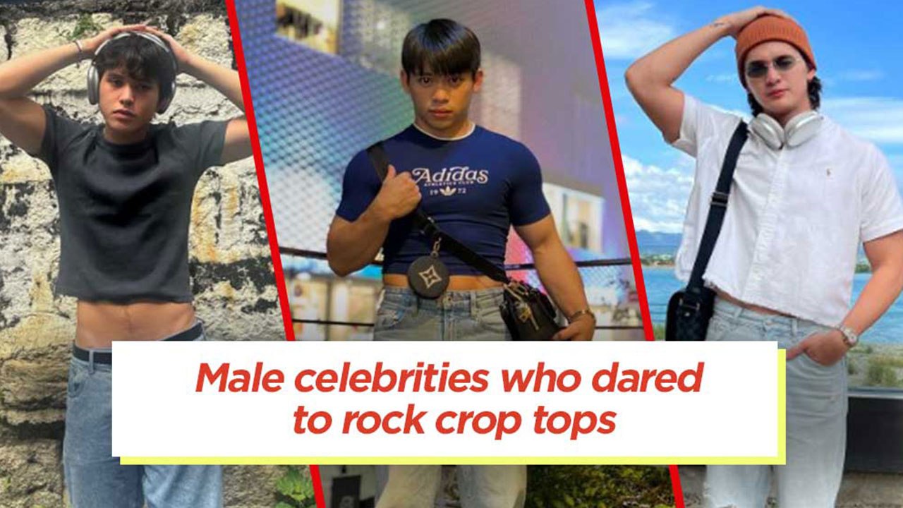On the Spot: Male celebrities who dared to rock crop tops
