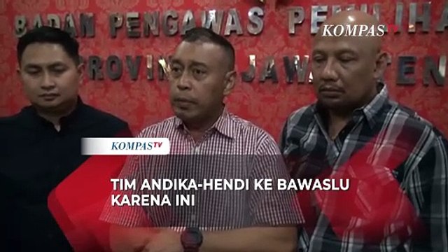 Kuasa Hukum Andika-Hendi Datangi Bawaslu Jateng, Tegaskan Hal Ini