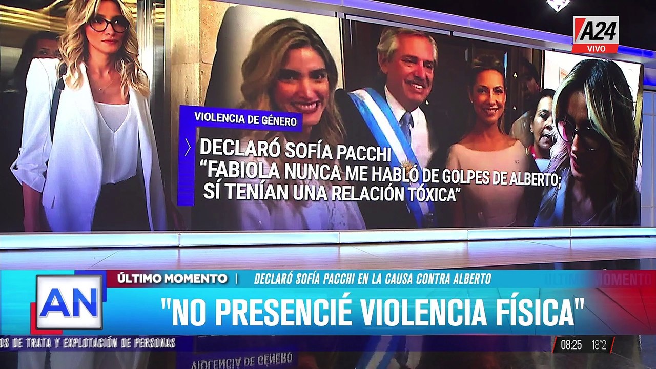 Declaró Sofía Pacchi en la causa Alberto Fernández-Fabiola Yañez