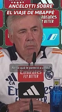 Ancelotti y su contundente respuesta sobre el viaje de Mbappé a Suecia
