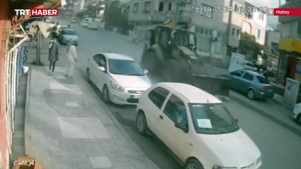 Hatay'daki kazanın görüntüleri ortaya çıktı