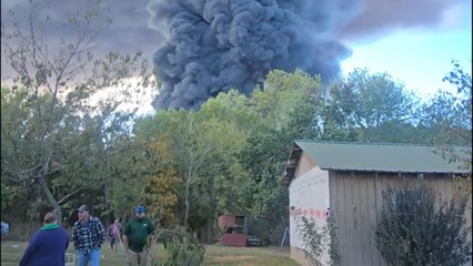 Intense fire at Marck Industries continues burning through the night