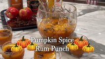 Spiced Pumpkin Rum Punch