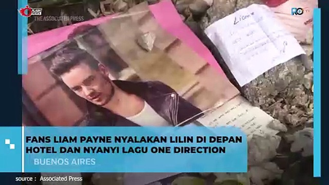 Fans Liam Payne Nyalakan Lilin di Depan Hotel di Argentina