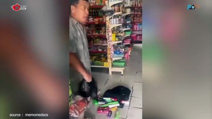Viral! Momen Pelaku Pencurian Toko Diamankan
