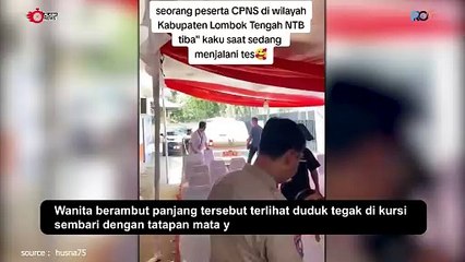 Vira! Seorang Wanita Peserta CPNS Tiba-tiba Kaku Terdiam dan Tak Bisa Bergerak Saat Jalani Tes