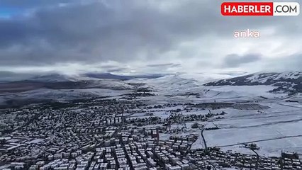 Erzurumlular Karla Uyanırken Palandöken Kayak Merkezi Beyaza Büründü