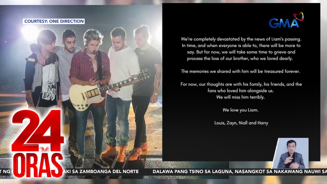 One Direction singer Liam Payne, nagtamo ng 25 injuries matapos mahulog sa mula sa kanyang 3rd floor hotel room | 24 Oras