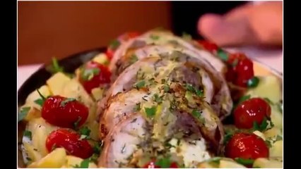 Poulet Farci وصفة الدجاج محشي باللحم