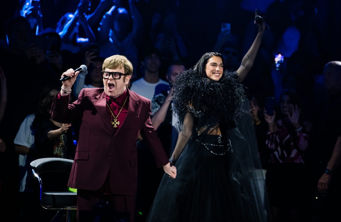 Sir Elton John was a special guest at Dua Lipa's Royal Albert Hall concert on Thursday night (17.10.24)