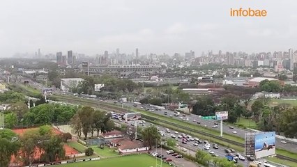 Jorge Brito mostró las obras del Estadio Mâs Monumental y descartó el techado