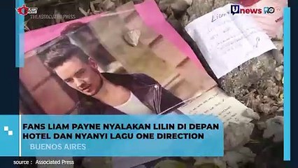 Fans Liam Payne Nyalakan Lilin di Depan Hotel di Argentina