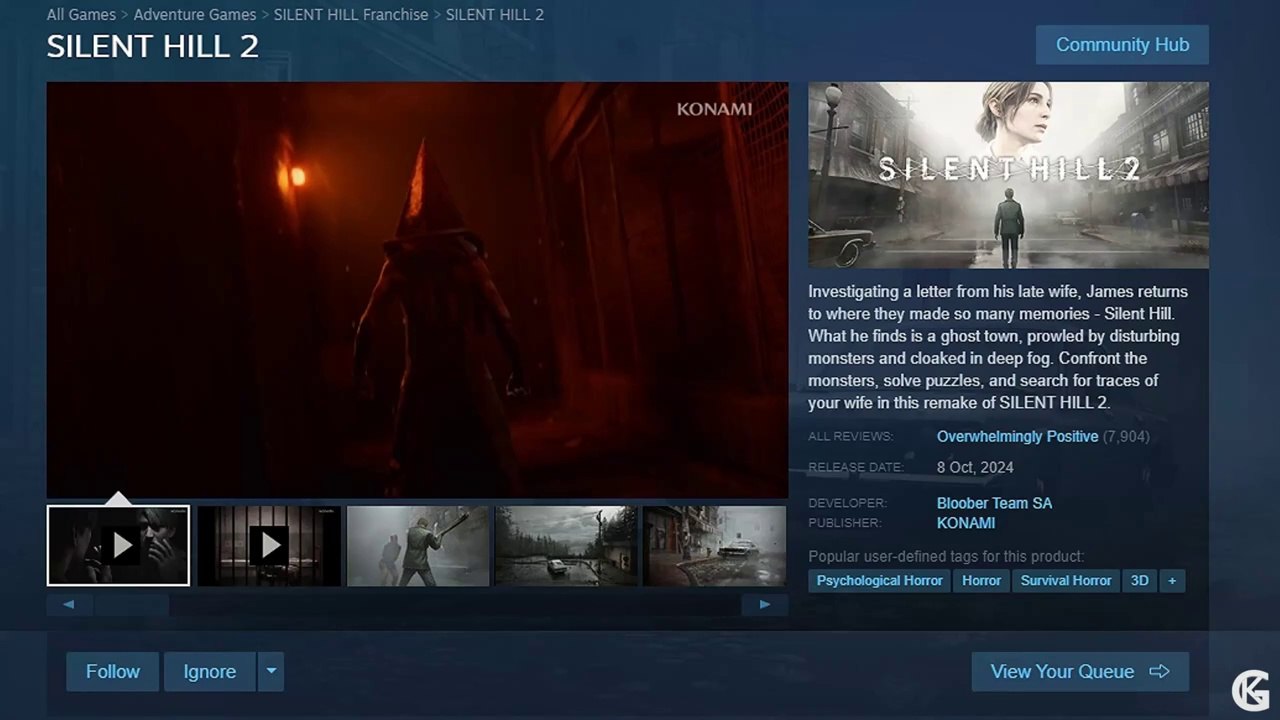 Playing Silent Hill 2 Remake For The First TIme - Part 1 - Silent Hill 2 Gameplay Walkthrough