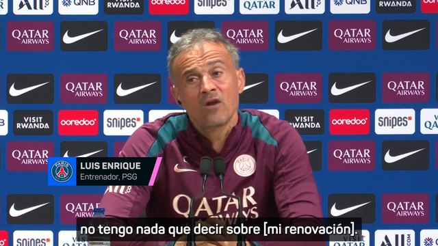 Luis Enrique: Soy entrenador de fútbol, no un soy padre