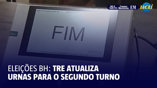 TRE já atualiza as urnas que serão usadas no segundo turno em BH