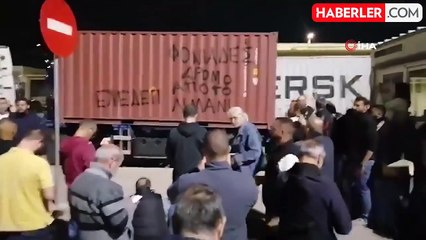 Yunanistan'da Liman İşçileri İsrail'e Mühimmat Sevkiyatını Engelledi