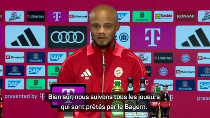 Bayern - Kompany : "On suit le développement de Nübel"