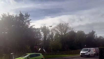Chinook and crew training over Lune Valley, Lancashire - Friday, October 18, 2024