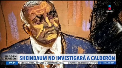 Claudia Sheinbaum asegura que no habrá una investigación en contra de Felipe Calderón