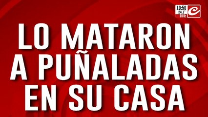 Salvaje crimen de jubilado: lo asesinaron a puñaladas en su propia casa